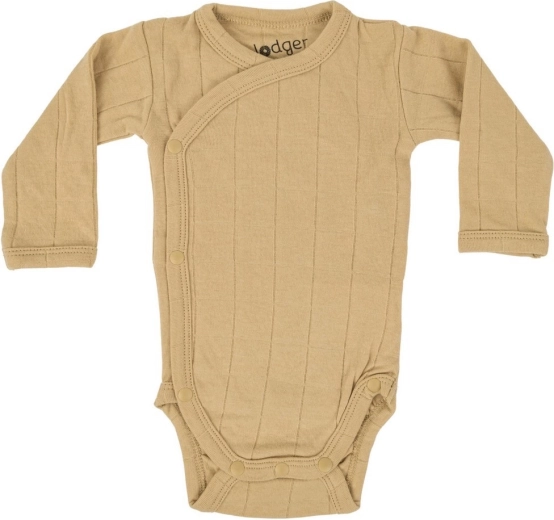 Lodger hydrofiele body met lange mouwen Tribe sand maat 68