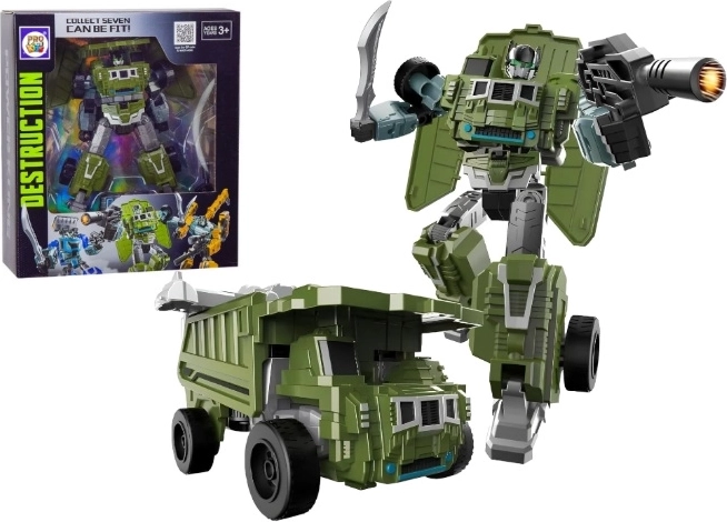 Groene kiepwagen Robot Destruction Power Kong