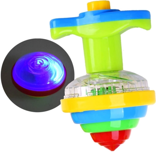 Lichtgevende draaiende tol (schijf) - 1 stuk