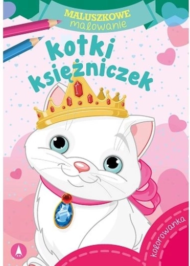 Kinderkleurblok: prinsessenkatjes