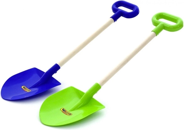 Kunststof schep met houten handvat POLESIE 61 cm