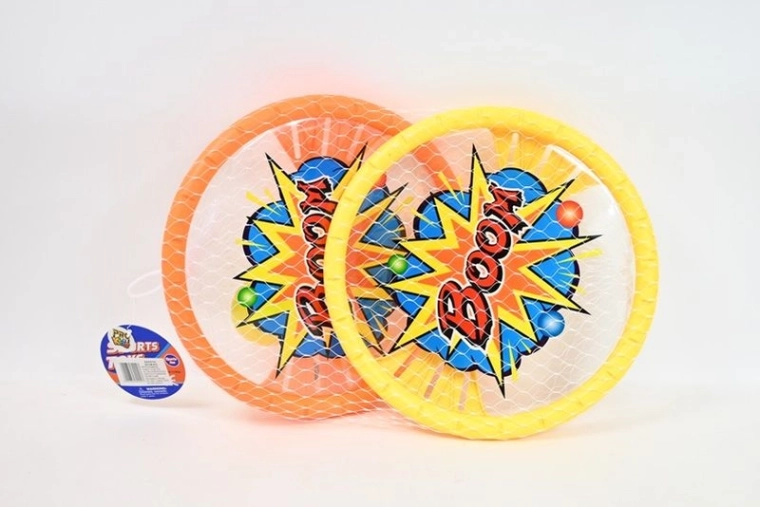 Boom grote set sportieve paddle-rackets