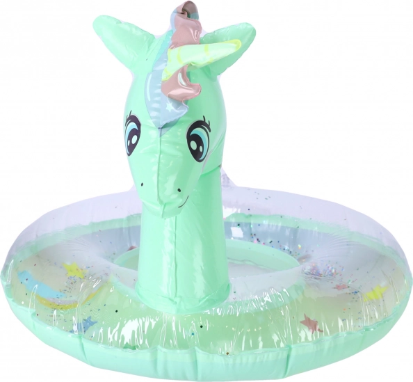 Opblaasbare kinderzwemband 70 cm - eenhoorn, groen