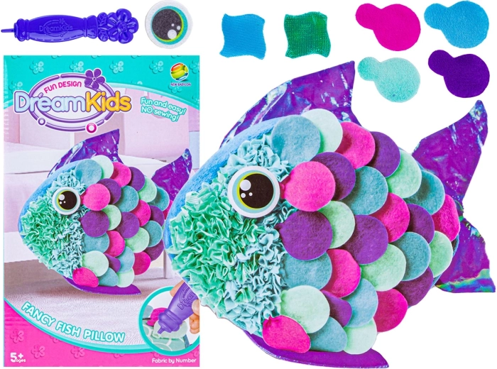 Creatieve set voor het maken van een viskussen (DIY) - 1 stuk
