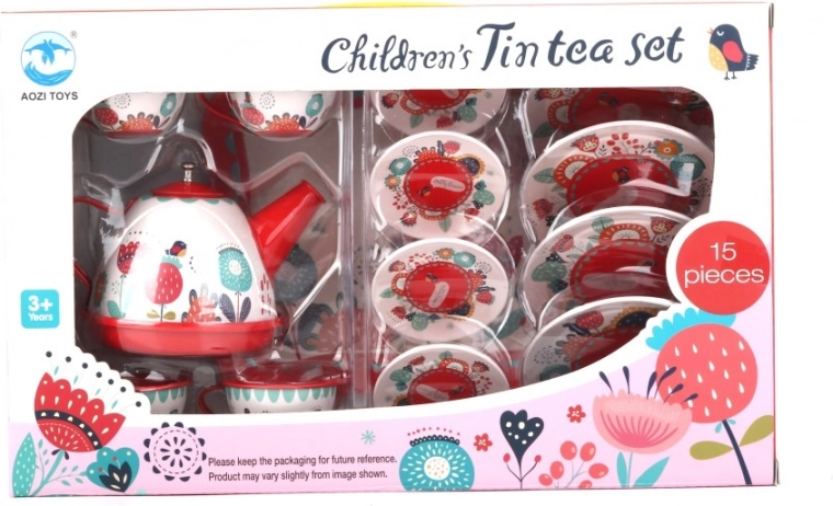Theeservies voor kinderen 15 stuks