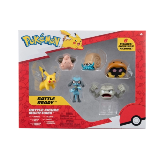 Set POKÉMON-figuren – Pikachu en vrienden, serie 7