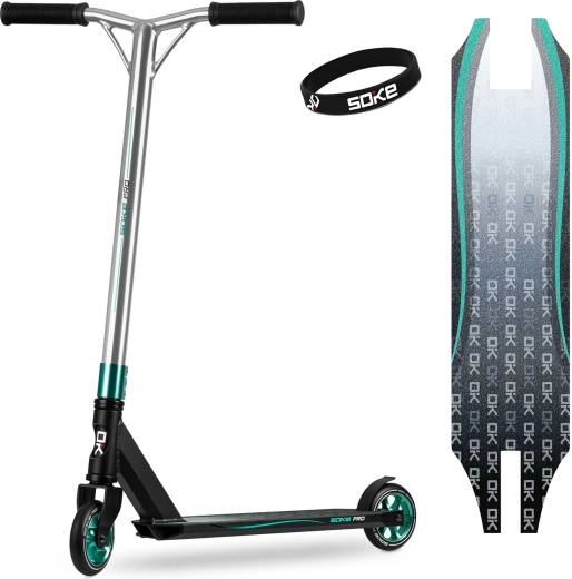 Soke Pro zilver-turquoise freestyle step