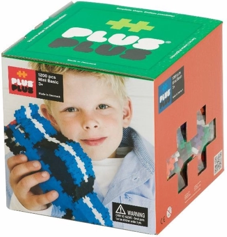 Bouwset PLUS-PLUS Mini Pastel 1200 stuks
