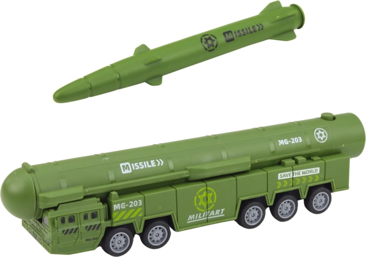 Raketlanceerder met realistische lancering