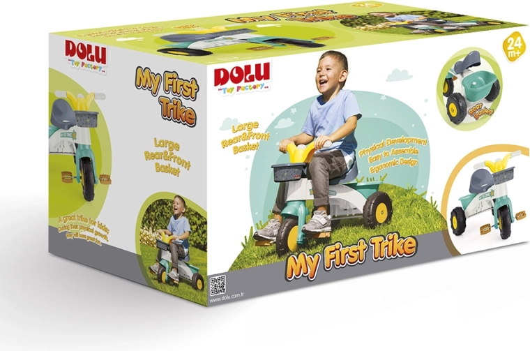 Praktische mandjes voor en achter