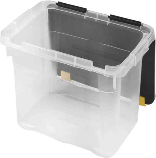 Kunststof opbergbox met deksel HEIDRUN One 18 l