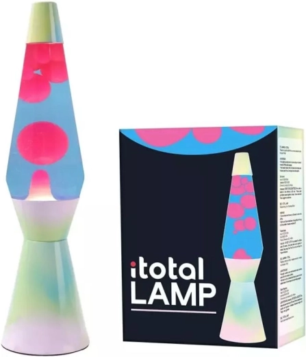 Regenboog decoratieve lavalamp