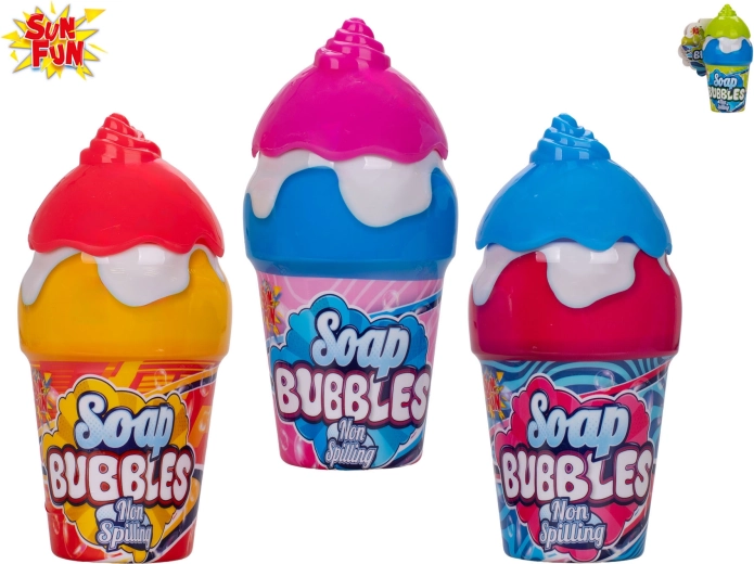 Bellenblaas in de vorm van een ijsje Sun Fun - 1 stuk
