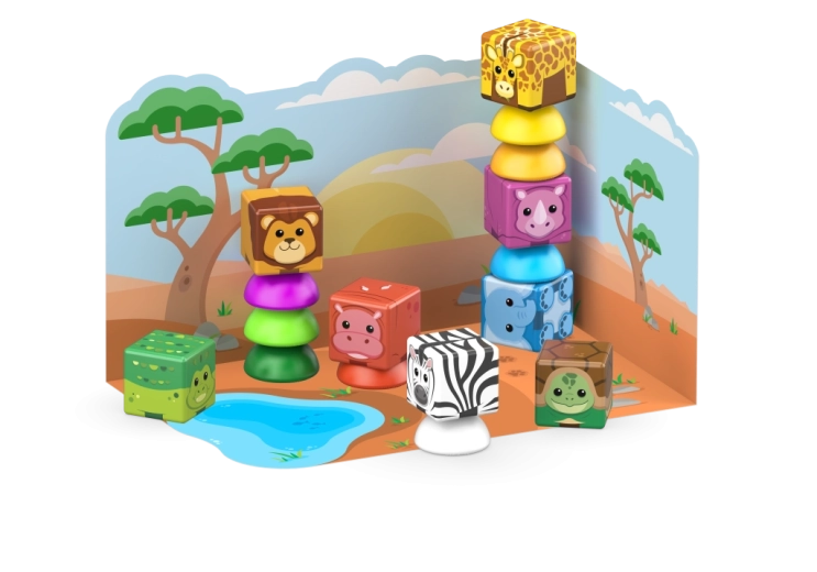 Safaridieren voor fantasierijk spel