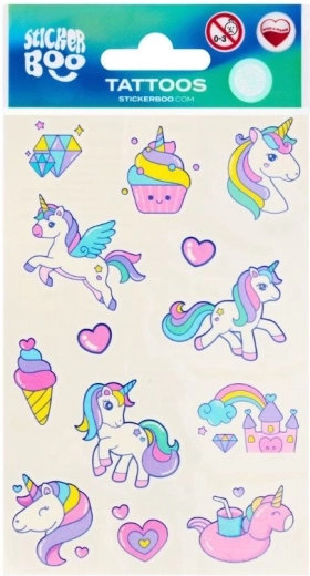 Kinder tattoos eenhoorn