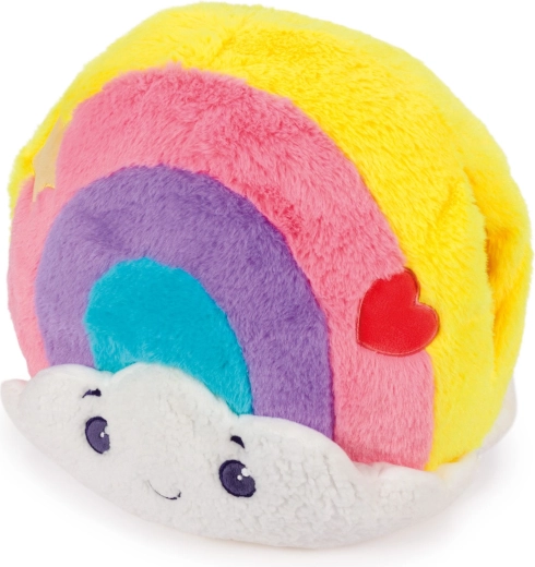 Regenboog verwarmend pluche kussen voor kinderen 3 in 1