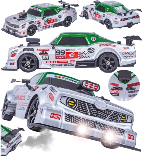 Driftwielen + set banden met profiel in de verpakking