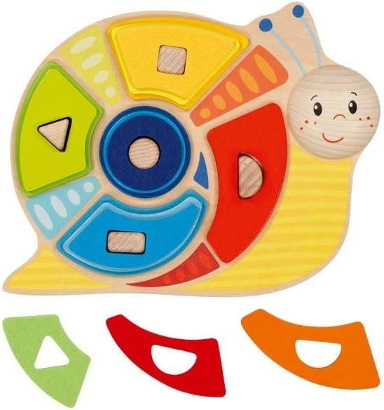Montessori kleurrijke sorteerslak