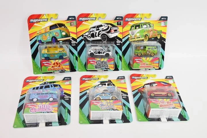 Majorette VW deluxe set 6 stuks