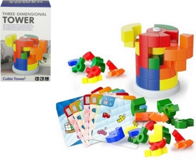 Bouwset Toren – logische puzzel voor kinderen