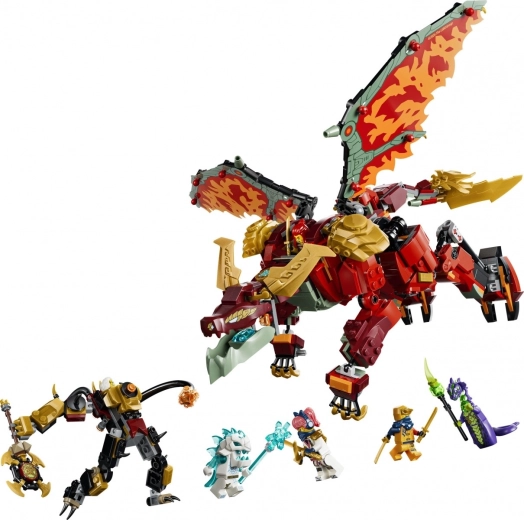 6 minifiguren voor ninja-gevechten