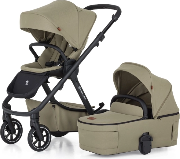 Petite&Mars iconische combikinderwagen Icon 2in1 mossy green lite rws