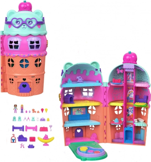 Polly Pocket IJshuis met zwembad