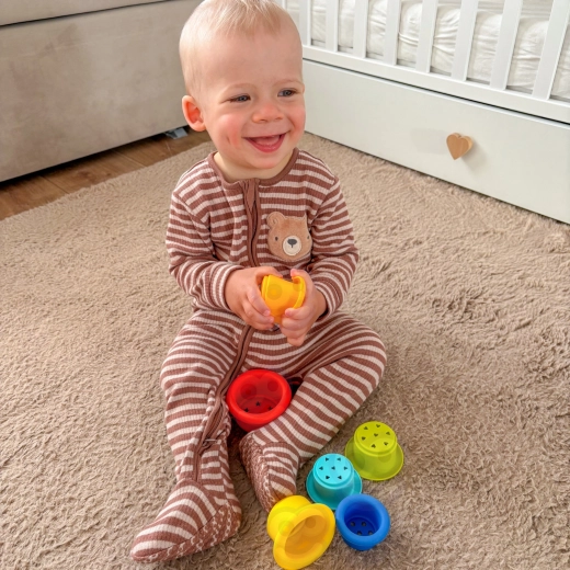 Stapelkopjes voor fijne motoriek