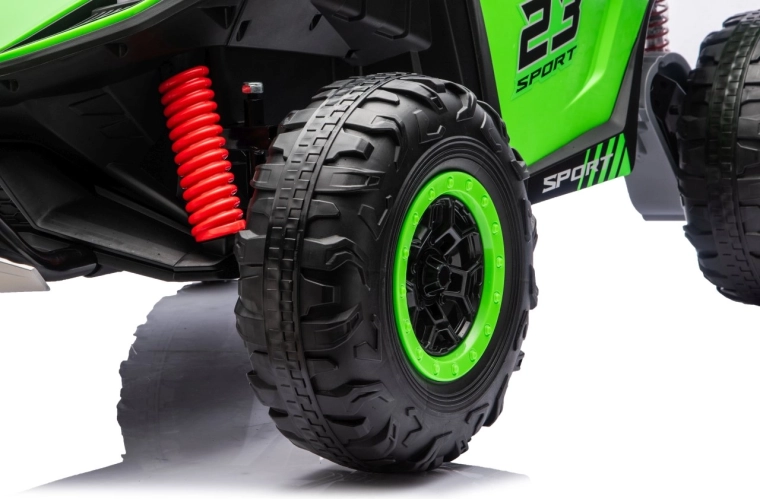 Off-road comfort: EVA-wielen en verstelbare schokdempers