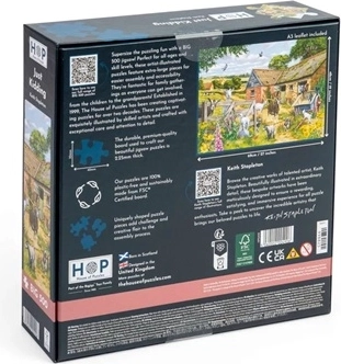 Kwalitatieve afwerking voor herhaald puzzelen