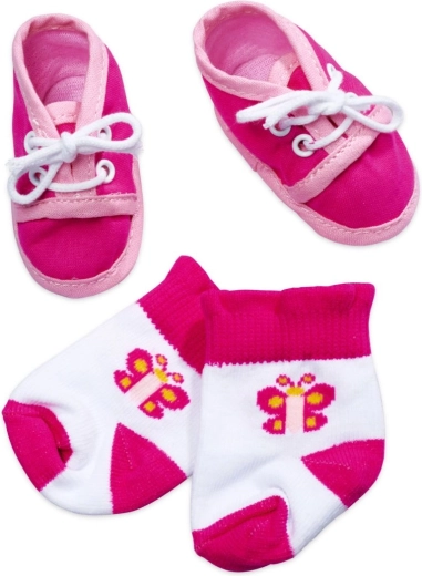 Zachte textiele schoentjes