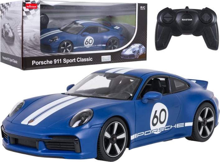 RC-auto Porsche 911 Sport Classic RASTAR op schaal 1:16, blauw