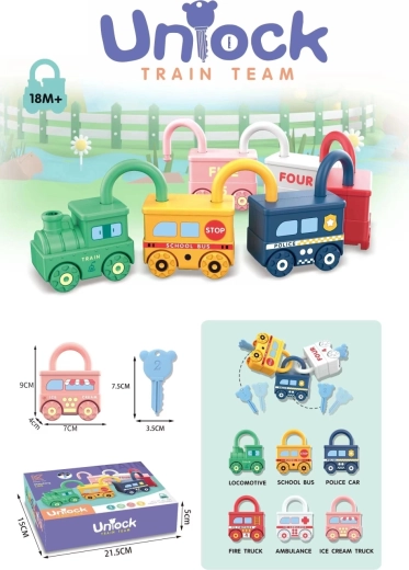 logisch zintuiglijk spel sloten – kies het juiste sleutelje