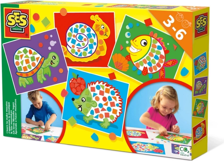 4 kleuren stukjes voor kleurrijke afbeeldingen