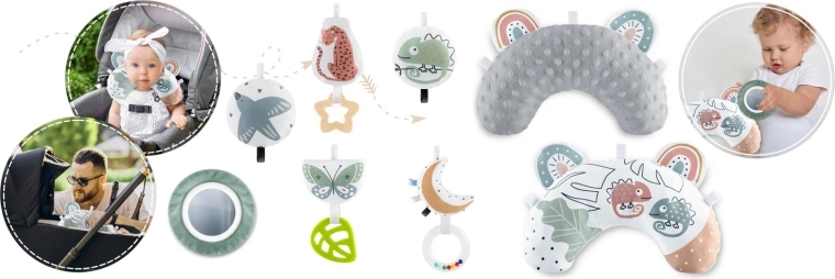 7 zintuiglijke speeltjes en kussentje gratis