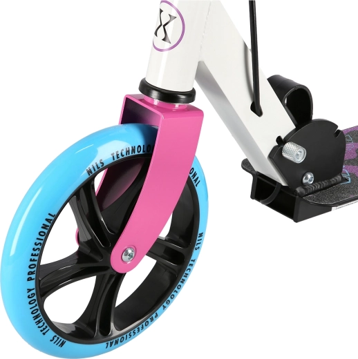 200 mm PU wielen en ABEC 7-lagers voor een soepele rit