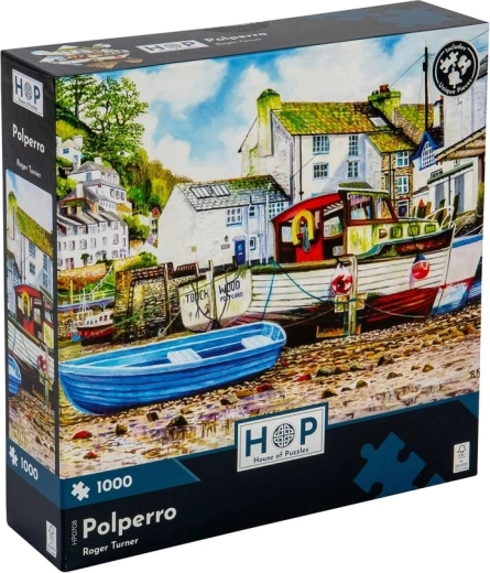 Schilderachtig havenmotief van Polperro