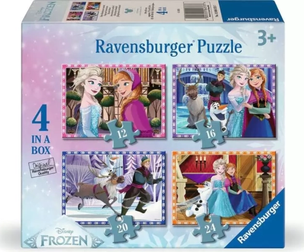 Ravensburger puzzel Frozen 4-in-1 (12, 16, 20, 24 stukjes)