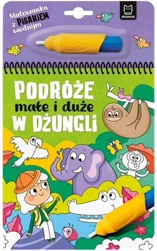 Kleurboek met waterpen: In de jungle
