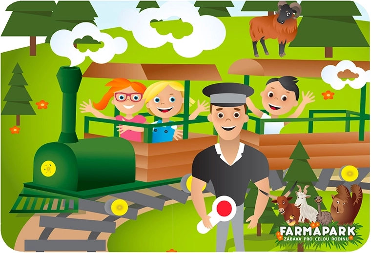 3D placemat Farmapark paardje PRIME