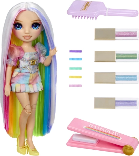 Regenbooghaar voor creatieve kapsels