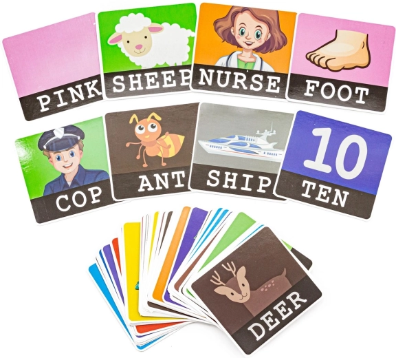 120 beeldkaarten ook als “flashcards”