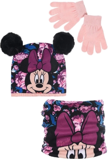 Minnie muts, col en handschoenen
