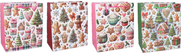 Cadeautas Kerst S 18 × 23 × 10 cm