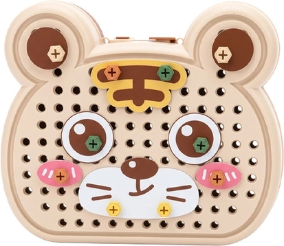 Praktische koffer in de vorm van een beer