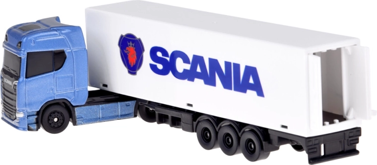 Metalen cabine en afkoppelbare oplegger