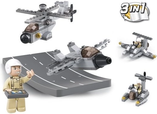 Sluban Army 9into1 M38-B0537H Army drones 3in1