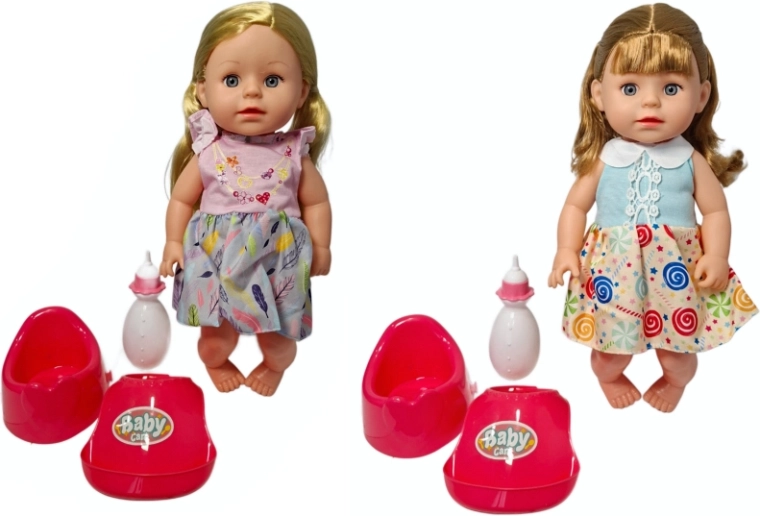 Plaspop met accessoires