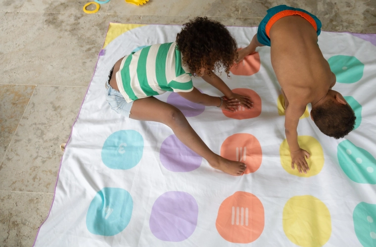 2-in-1: spel en handdoek in één