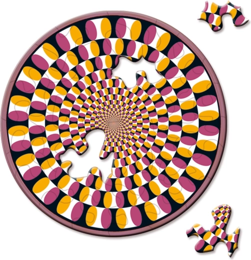 Curiosi ronde mini-puzzel Picoli schommel 33 stukjes